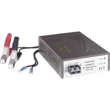 IVT Blybatteriladdare 12 V Bly-gel, Bly-syra, Bly AGM