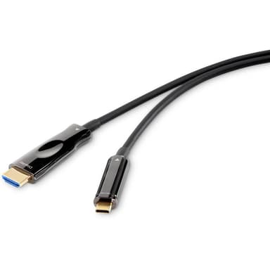 Renkforce Anslutningskabel 10.00 m RF-4532668 Svart [1x