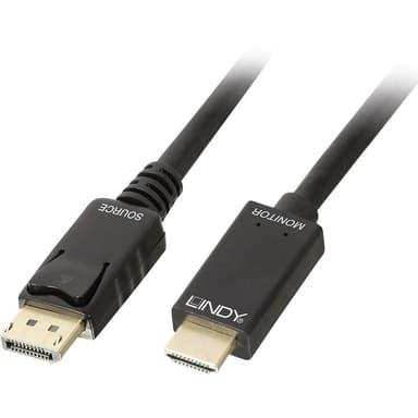 LINDY DisplayPort / HDMI Anslutningskabel 0.50 m 36920