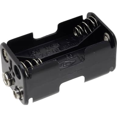 TRU COMPONENTS BH-343-2B Batterihållare 4x AA (R6)