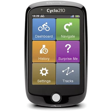 MIO CYCLO 210 Cykel-gps Cykel Europa stänkvattenskydd,