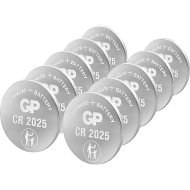 GP Batteries GPCR2025STD955C10 Knappcell CR 2025 Litium