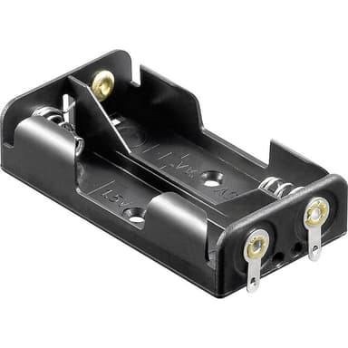 Goobay 46552 Batterihållare 2x AA (R6) Lödanslutning (L