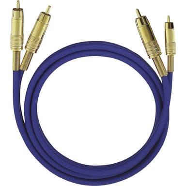 Oehlbach RCA Audio Anslutningskabel [2x RCA-hane - 2x