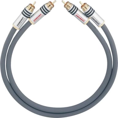 Oehlbach RCA Audio Anslutningskabel [2x RCA-hane - 2x