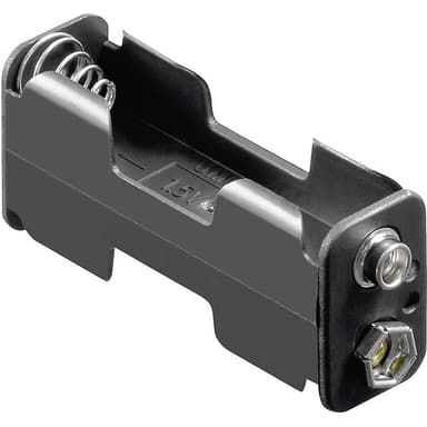 Goobay 12461 Batterihållare 2x AA (R6)