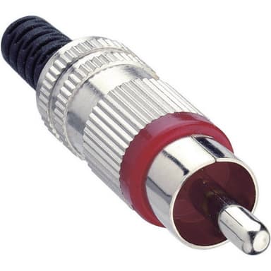Lumberg STO 2 ROT STO 2 RCA-kontakter Kontakt hane rak