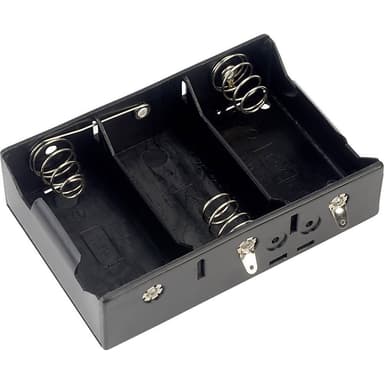 TRU COMPONENTS BH-131D Batterihållare 3x D (R20)
