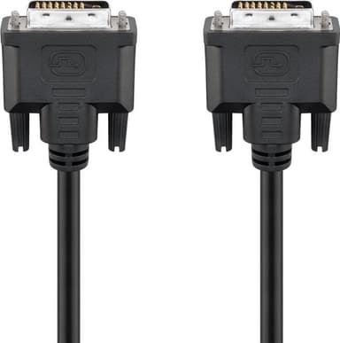 Goobay DVI-D Full HD-kabel Dual Link, Nickel