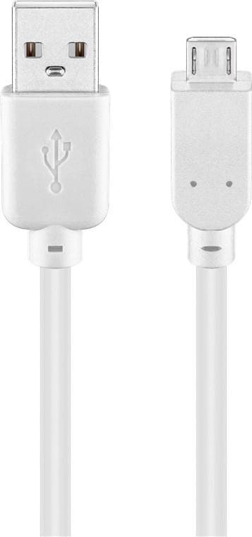 Goobay USB 2.0 höghastighetskabel, vit