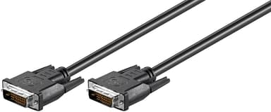 Goobay DVI-D Full HD-kabel Dual Link, Nickel