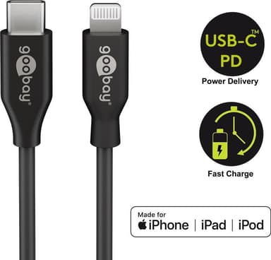Lightning - Laddnings- och synkroniseringskabel USB-C™