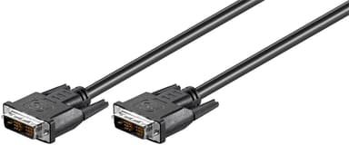 Goobay DVI-D Full HD-kabel Single Link, förnicklad