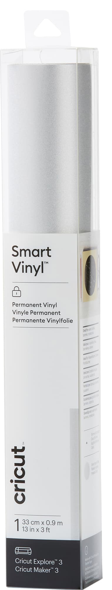 Cricut Smart Vinyl Permanent ark 33 x 91cm (silver)