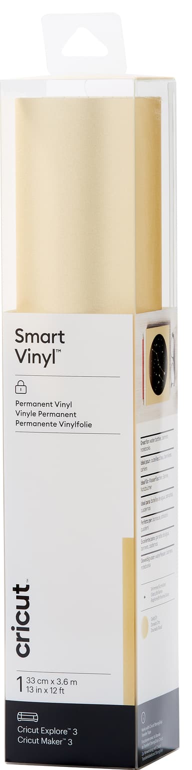 Cricut Smart Vinyl Permanent ark 33 x 366 cm (guld)