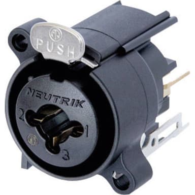 Neutrik NCJ6FA-V NCJ6FA-V XLR-kontakter Flänsanslutning