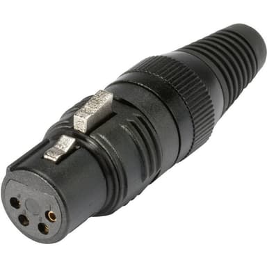 Hicon HI-X4CF-G HI-X4CF-G XLR-kontakter Hona rak Antal
