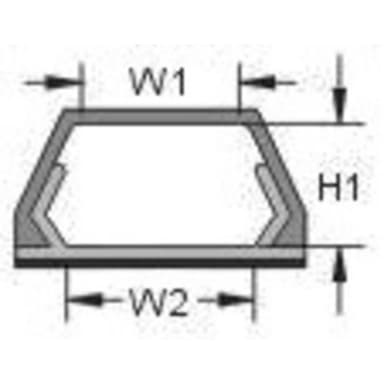 Basetech BT-2226839 Kabelkanal (L x B x H) 1 m x 11 mm