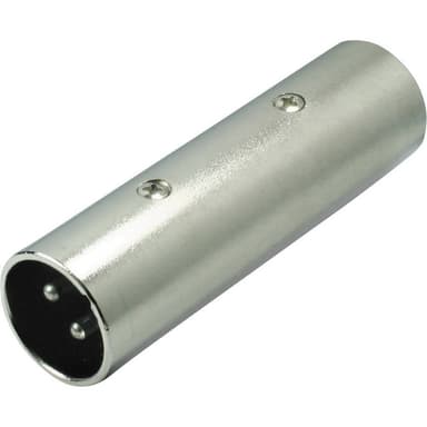 XLR-adapter XLR-hankontakt - XLR-hankontakt Stereo