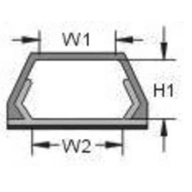 Basetech BT-2226748 Kabelkanal (L x B x H) 1 m x 13 mm