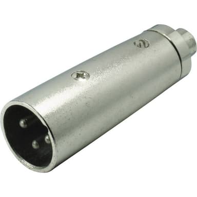 XLR-adapter XLR-hankontakt - RCA-hona Mono Antal