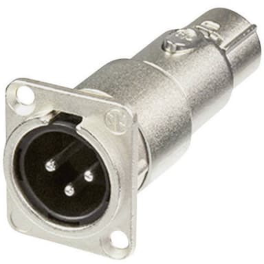 XLR-adapter XLR-hankontakt - XLR-honkontakt Neutrik
