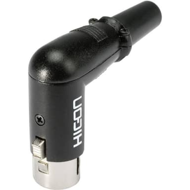 Hicon HI-X3RF-M HI-X3RF-M XLR-kontakter Hona vinklad