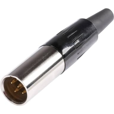 Hicon HI-XMCM5 HI-XMCM5 Miniatyr-XLR-stiftkontakt