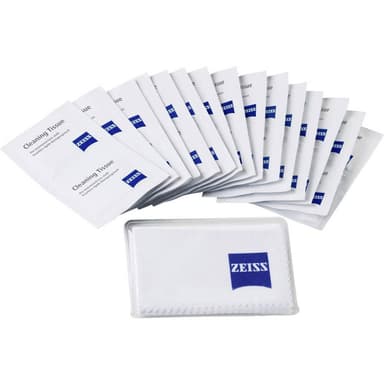 Zeiss Mikrofasertuch 18 x 18 cm + 20 Reinigungstücher