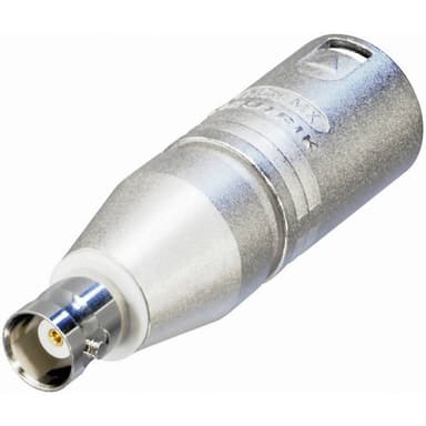 XLR-adapter XLR-hankontakt - BNC-hona Neutrik NA2MBNC 1