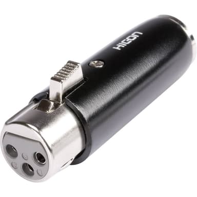 XLR-adapter XLR-honkontakt - Mini-XLR-hane Hicon