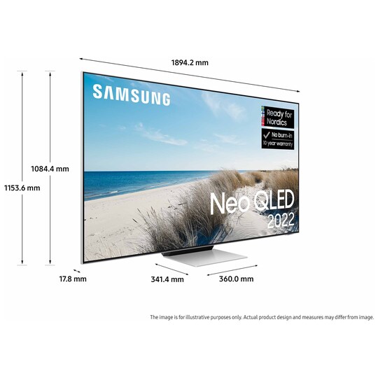 Samsung 85" QN95B 4K Neo QLED TV (2022)