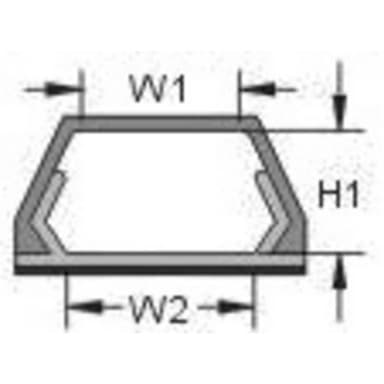 Basetech BT-2226838 Kabelkanal (L x B x H) 1 m x 8 mm x