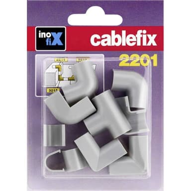 cablefix 127222 Kabelkanal Kontaktförbindning 10 st Grå