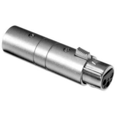 XLR-adapter XLR-honkontakt - XLR-hankontakt Antal