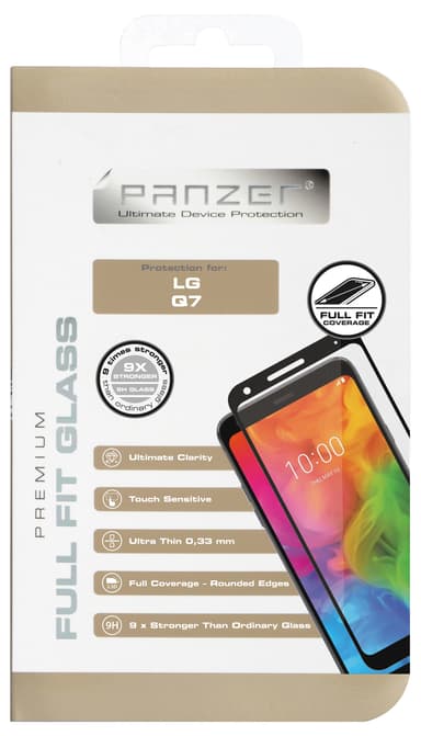 Panzer Full-Fit Glass LG Q7 skärmskydd
