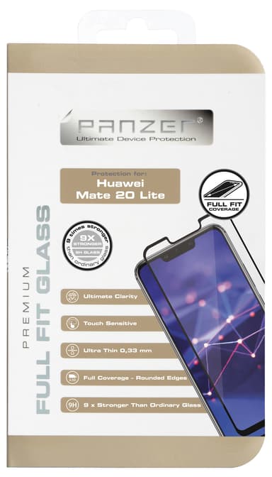 Panzer Full-Fit Huawei Mate 20 Lite skärmskydd