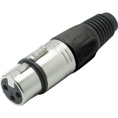 Kash 55022-S XLR-kontakter Koppling rak Antal poler: 3