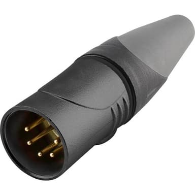 Hicon HI-X5CM-HD-B XLR-kontakter Kontakt hane rak Antal