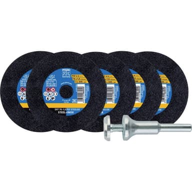 Delningsskiveset 76 mm 10 mm PFERD STARTKIT EHT 76-1,0