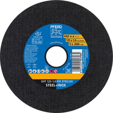 PFERD PSF STEELOX 61721110 Separationspår rakt 125 mm
