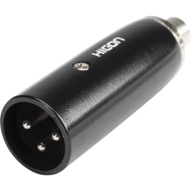 XLR-adapter XLR-hankontakt - RCA-hona Hicon HI-X3CI-MF