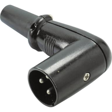 Kash 55006 KASH XLR-kontakter Kontakt hane vinklad