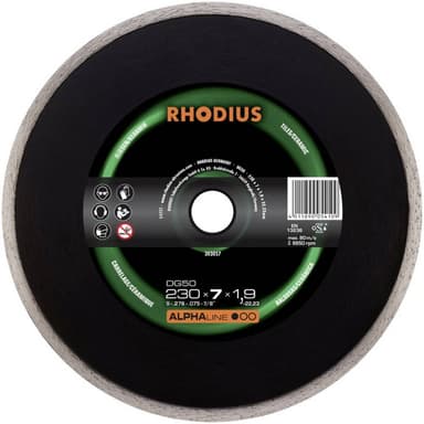Diamantkapskiva Rhodius 303054 Diameter 125 mm 1 st