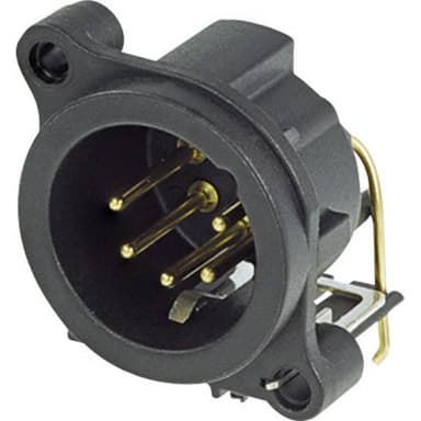Neutrik NC5MAH NC5MAH XLR-kontakter Flänsstickkontakt