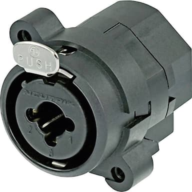 Neutrik NCJ9FI-H NCJ9FI-H XLR-kontakter Flänsanslutning