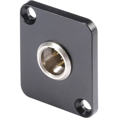 Hicon HI-XMDM3 HI-XMDM3 XLR-kontakter Flänsstickkontakt
