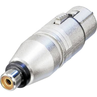 XLR-adapter XLR-honkontakt - RCA-hona Neutrik NA2FPMF 1