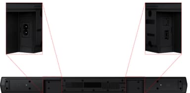 Samsung HW-B460 soundbar med subwoofer