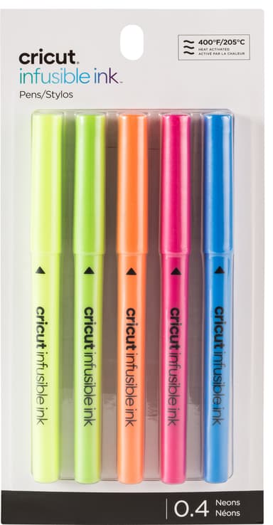 Cricut Brights Infusible bläckpennor med tunn spets 0.4 (5-pack)